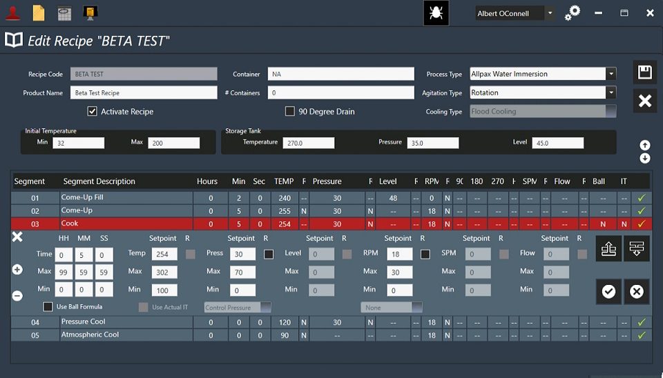 Retort Control System Retort Control System for Precision Monitoring | Allpax